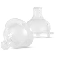 Baboo Liquid Silicone Teat Thick Liquids baby bottle teat 6m+ 2 pc