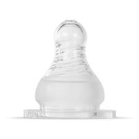 Baboo Liquid Silicone Teat Fast Flow baby bottle teat Narrow Neck 6m+ 2 pc