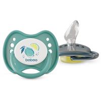 Baboo Soothers Silicone Orthodontic with Case dummy Lagoon Fiesta 6-12 m 2 pc