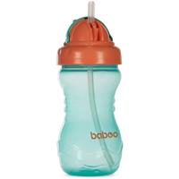 Baboo Cup with Silicone Straw bottle with straw Green, 9m+ 360 ml