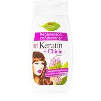 Bione Cosmetics Keratin + Chinin regenerating conditioner for hair 260 ml
