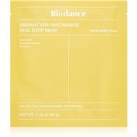 Biodance Radiant Vita Niacinamide Real Deep Mask brightening face mask to even out skin tone 1 pc