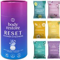 Body Restore Reset Shower Steamers shower tablets fragrance Spring Botanical Mix 6 pc
