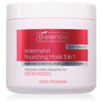 Bielenda Professional Body Program Watermelon Nourishing Mask 3in1 intensive moisturising and nourishing mask for the body 600 ml