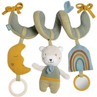 BABY FEHN fehnNATUR Activity Spiral Bear contrast hanging toy 1 pc