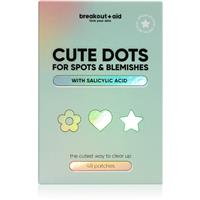 breakout + aid Cute Dots For Spots and Blemishes topical acne treatment with salicylic acid 48 pc