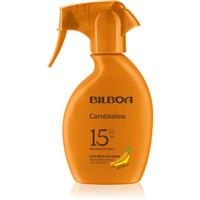 Bilboa Carotissima Trigger sunscreen spray with beta carotene SPF 15 250 ml