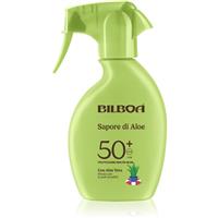 Bilboa Sapore di Aloe Trigger sunscreen spray with aloe vera SPF 50+ 250 ml