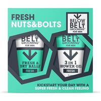 Below the Belt Grooming Fresh Nuts and Bolts gift set for intimate hygiene