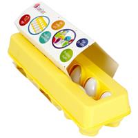 Bam-Bam Egg Shape Sorter Set activity puzzle toy 18m+ 10 pc
