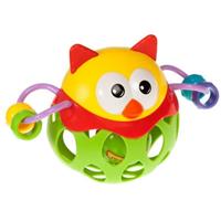 Bam-Bam Rattle activity toy with rattle 6m+ Owl 1 pc