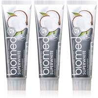 Biomed Superwhite reinforcing toothpaste with coconut oil 3x100 g