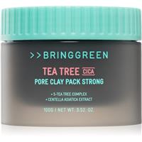 BRINGGREEN Tea Tree Cica Pore Clay Pack Strong cream mask for oily acne-prone skin 100 g