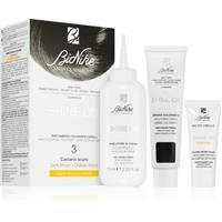 BioNike SHINE ON permanent hair dye shade 3 Dark Brown 1 pc