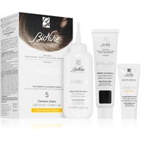 BioNike SHINE ON permanent hair dye shade 5 Light Brown 1 pc