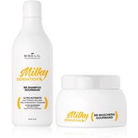 Brelil Professional Milky Sensation Set gift set for damaged hair
