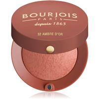 Bourjois Little Round Pot Blush blusher shade 32 Ambre dOr 2,5 g