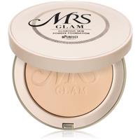 BPerfect Mrs Glam Glorious Skin compact powder for a matt look shade 02 Light Gold 70 g