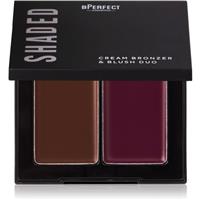 BPerfect Shaded Cream Bronzer & Blush Duo bronzer and blusher shade 05 Deep 7 g