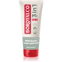 Borotalco MEN 3 in 1 shower gel for men for face, body and hair fragrance Musk 200 ml