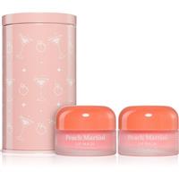 Barry M Lip Care Duo gift set for lips with aroma Peach Martini