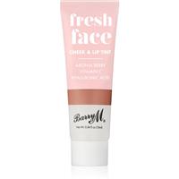 Barry M Fresh Face liquid blusher and lip gloss shade Caramel Kiss 10 ml