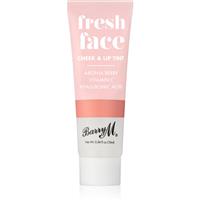 Barry M Fresh Face liquid blusher and lip gloss shade Peach Glow 10 ml