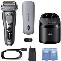 Braun Series 9 PRO+ 9675cc electric shaver with a cleaning and charging station Black 1 pc