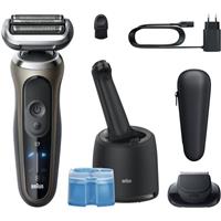 Braun Series 7 72-C7200cc electric shaver with a cleaning and charging station Gold 1 pc