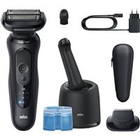 Braun Series 5 52-N7200cc electric shaver with a cleaning and charging station SmartCare Black 1 pc
