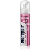 Biorepair Peribioma Gum Protection 2v1 2-in-1 oral care foam for cleaning teeth and gums without toothbrush or water for teeth 75 ml