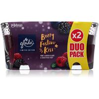 GLADE Berry Festive Kiss DUO scented candle 2x112 g