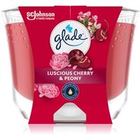 GLADE Luscious Cherry & Peony scented candle 204 g
