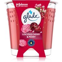 GLADE Luscious Cherry & Peony scented candle 112 g