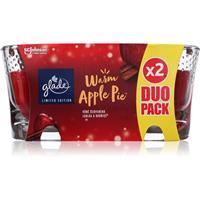 GLADE Warm Apple Pie scented candle DUO-PACK 2x112 g