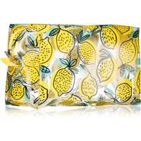 BrushArt Accessories Transparent cosmetic bag transparent makeup bag Lemon 1 pc
