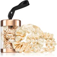 BrushArt Gift for You Slim & Midi satin scrunchie set hair bands Blonde latte 3 pc