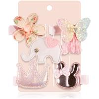 BrushArt KIDS Elephant hair clip set hair pins Elephant 5 pc