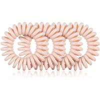 BrushArt Hair Rings hair bands Nude 4 pc