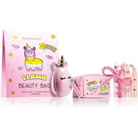 BrushArt KIDS Llama beauty bag gift set for children Llama beauty bag pink