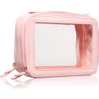 BrushArt Accessories Transparent make-up case makeup case Pink 1 pc