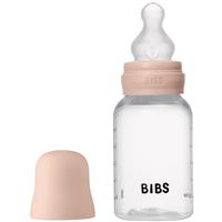 BIBS Anti-Colic Baby Bottle Silicone anti-colic bottle with silicone teat Blush 150 ml