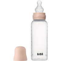 BIBS Anti-Colic Baby Bottle Silicone anti-colic bottle with silicone teat Blush 270 ml