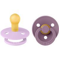 BIBS Colour Natural Rubber Size 1: 0+ months dummy Violet Sky / Mauve 2 pc