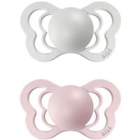BIBS Couture Natural Rubber Size 1: 0+ months dummy Haze / Blossom 2 pc