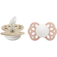 BIBS Infinity NIght Anatomical dummy Vanilla / Blush 2 pc