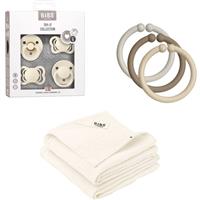 BIBS Baby Gift Set Big gift set for babies Ivory