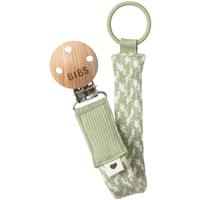 BIBS Paci Braid dummy clip Sage / Ivory 1 pc