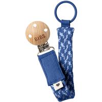 BIBS Paci Braid dummy clip Cornflower / Dusty Blue 1 pc