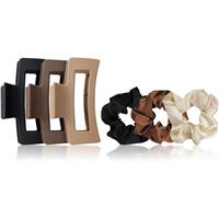Brushworks Natural Hair Clip & Scrunchie Set gift set for hair